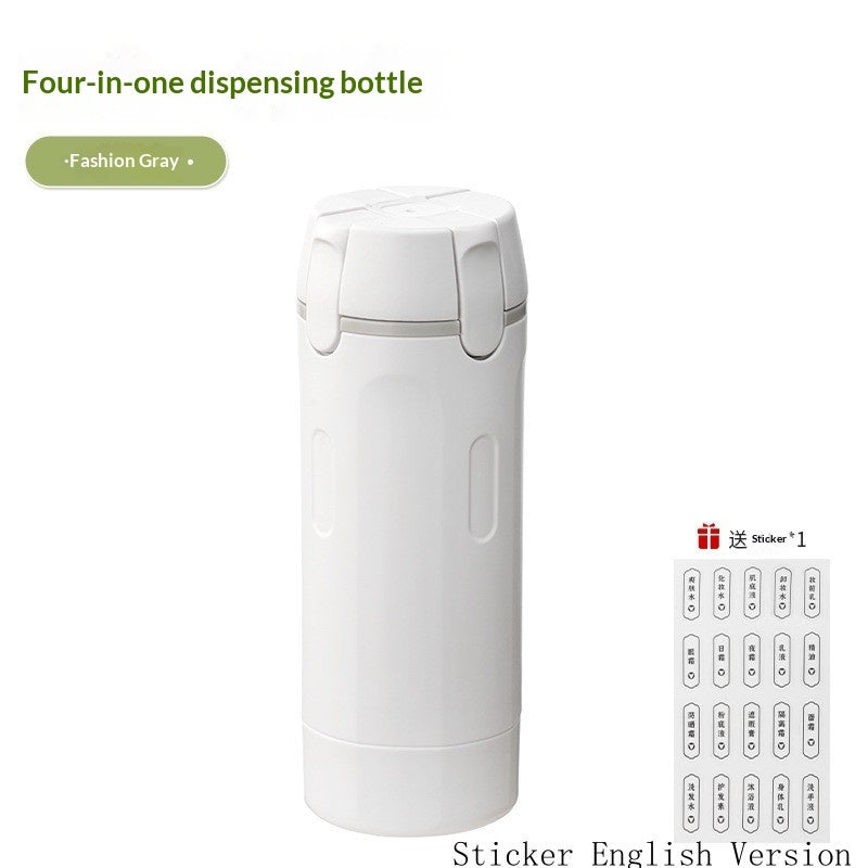 4 In 1 Travel Dispenser Portable Travel Bottles
