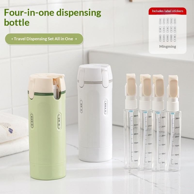4 In 1 Travel Dispenser Portable Travel Bottles