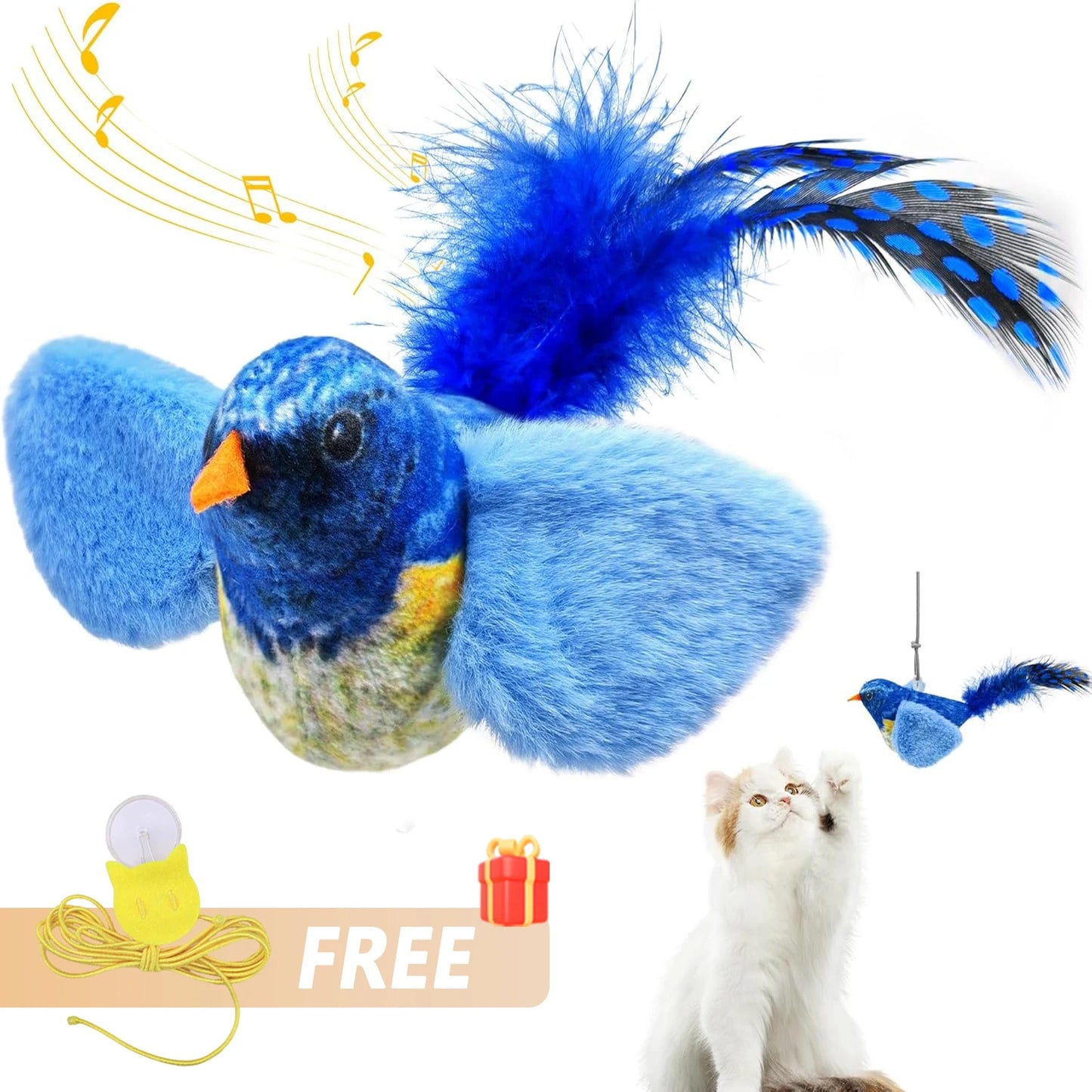QuickTrends™ WiggleTail™ Interactive Rolling Pet Toy