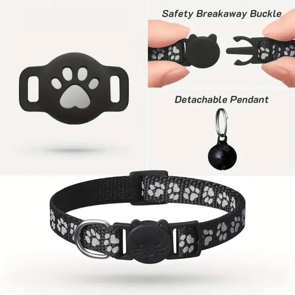 MeowGuard™ GPS Collar Create a safe GPS boundary anywhere — no wires, no digging, no monthly fees