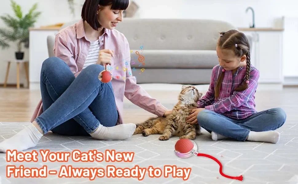 QuickTrends™ WiggleTail™ Interactive Rolling Pet Toy