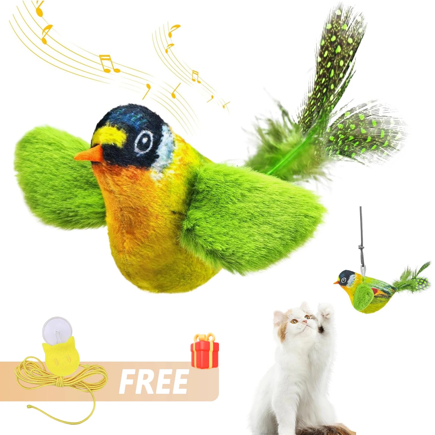 QuickTrends™ WiggleTail™ Interactive Rolling Pet Toy