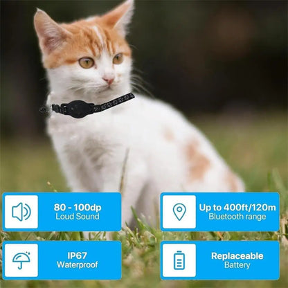 MeowGuard™ GPS Collar Create a safe GPS boundary anywhere — no wires, no digging, no monthly fees