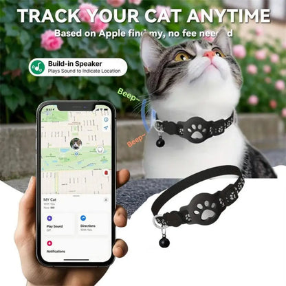 MeowGuard™ GPS Collar Create a safe GPS boundary anywhere — no wires, no digging, no monthly fees