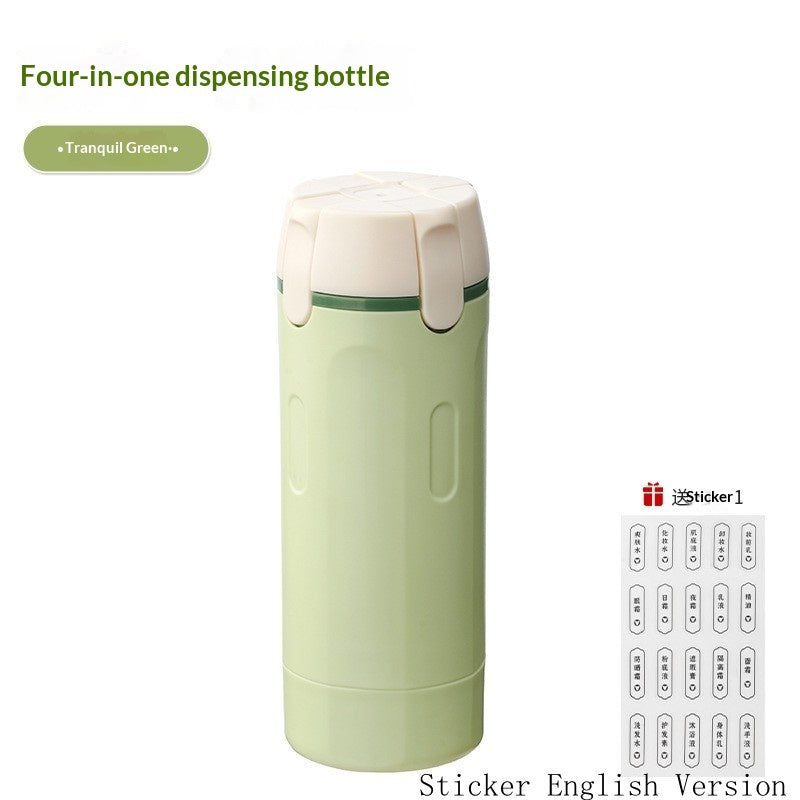 4 In 1 Travel Dispenser Portable Travel Bottles